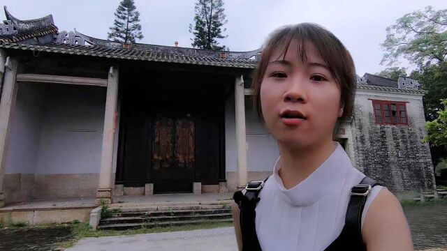 广州大学城的古建筑:郭氏宗祠,仅留门前五块石碑见证过去辉煌!