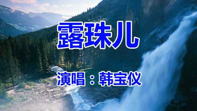 韩宝仪《露珠儿》经典老歌