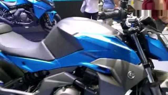 中国摩托车拿得出手的品牌,春风 CFMOTO 650NK摩托车,展厅实拍