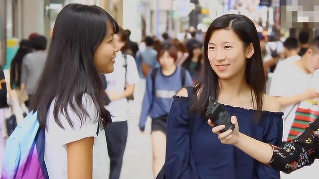 街访,不用英语日本人好多词不会说:菜单、电梯都不会