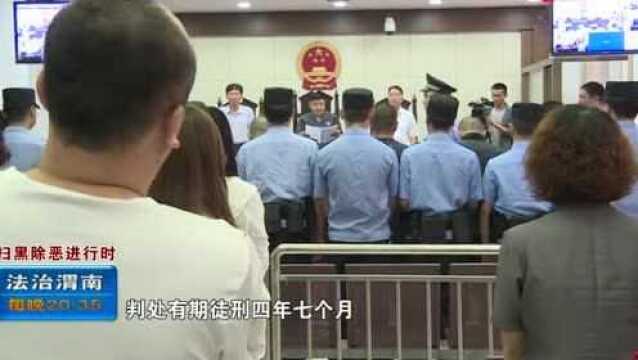 蒲城法院首例“套路贷”恶势力犯罪集团案件公开宣判