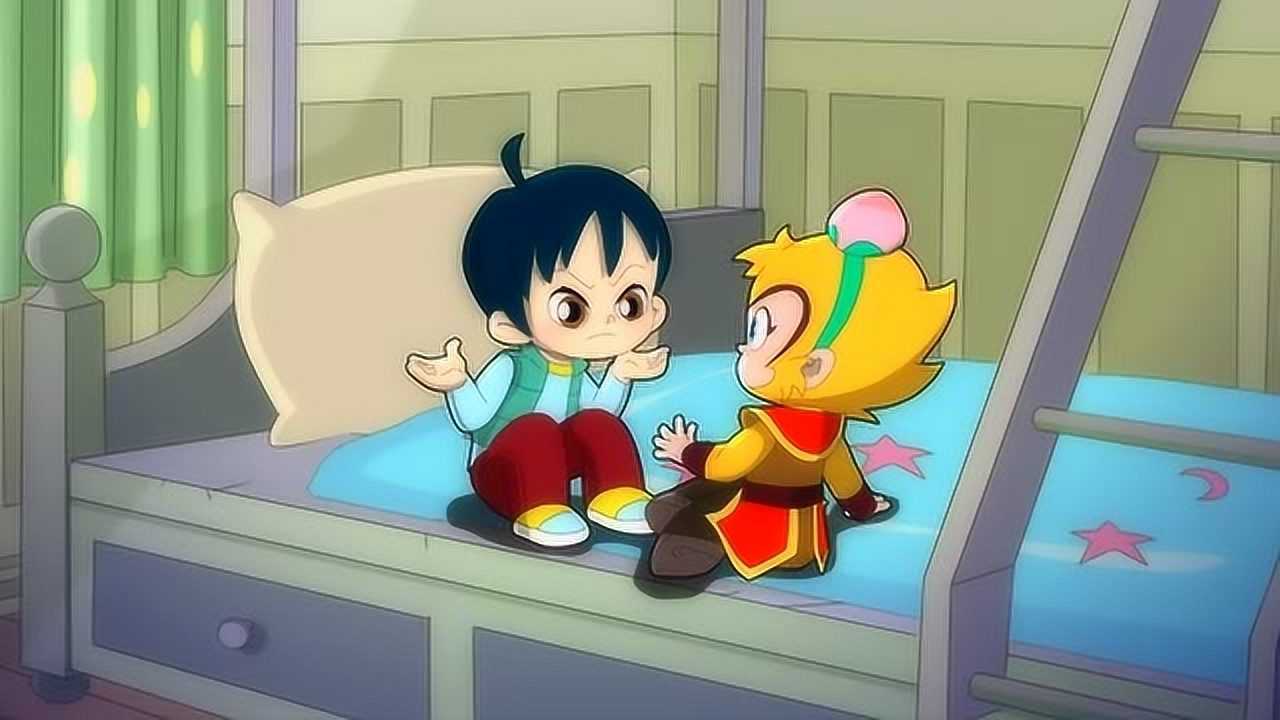 我的小小美猴王:大宝骗人被妈妈处罚,和小猴子重新和好