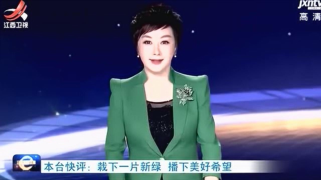 栽下一片新绿 播下美好希望