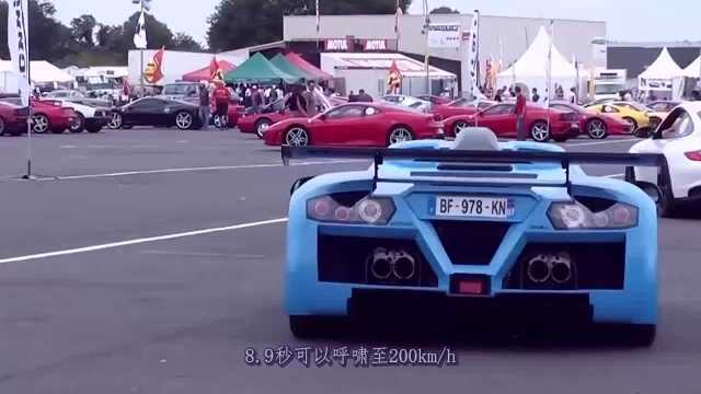 奥迪旗下超跑Gumpert,Apollo,外型犀利,性能强悍