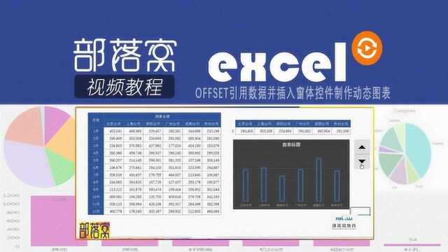 excel函数应用技巧:offset引用数据并插入窗体控件制作动态图表