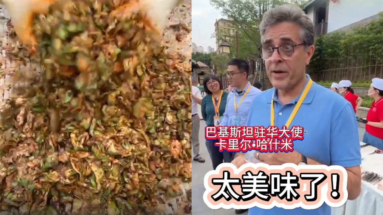 9国驻华使节走进重庆,榨菜西餐硬控驻华使节直呼:非常美味