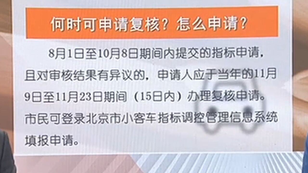 下半年小客车指标资格审核结果今日公布,审核未通过的怎么办理复核