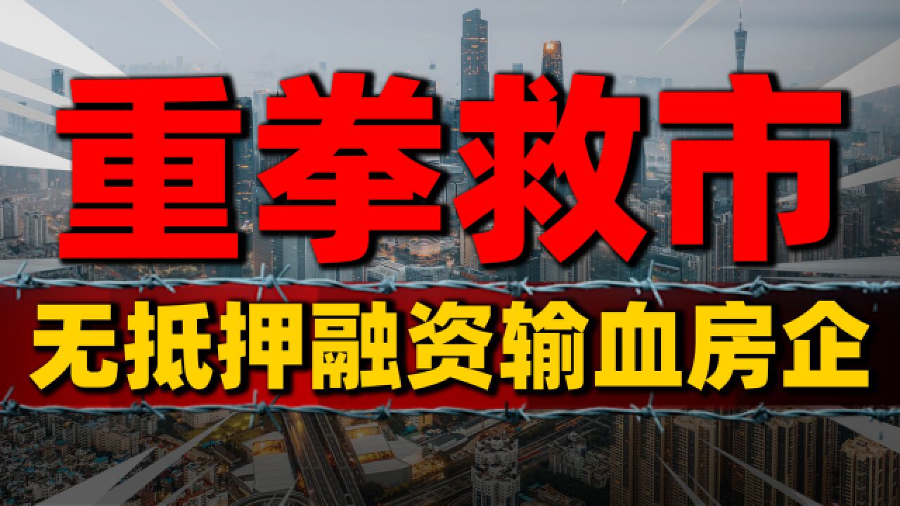 万亿刺激之后,又现“白名单”无抵押融资输血