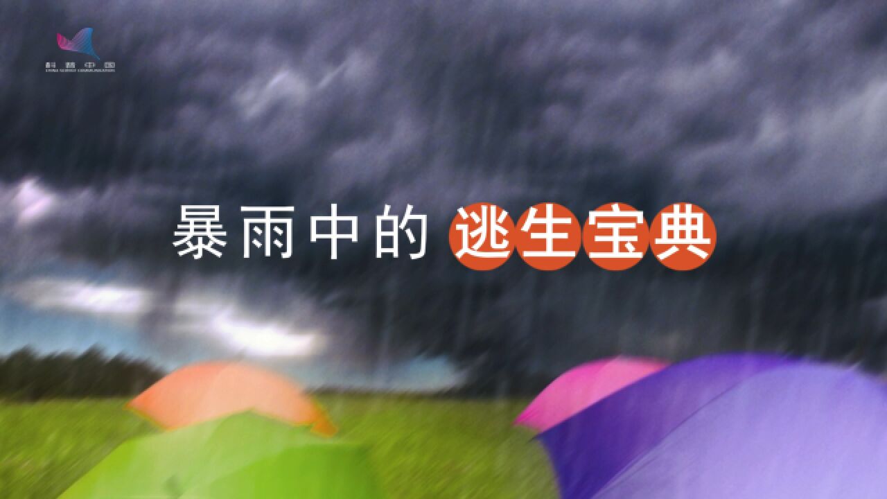 突发暴雨该怎么办?最全暴雨防灾避险宝典