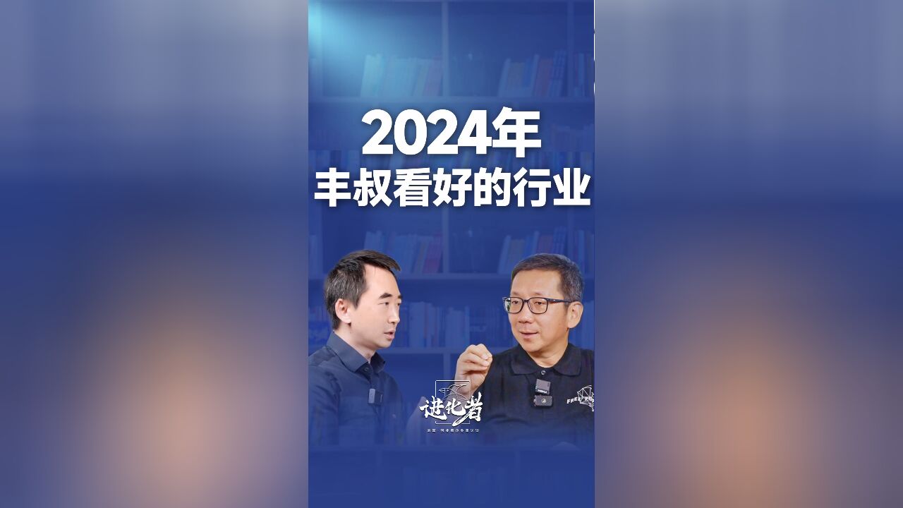 2024年,丰叔看好的行业