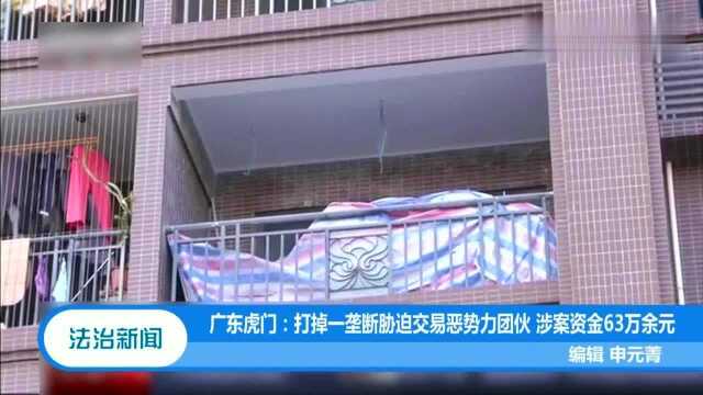 广东虎门:打掉一垄断胁迫交易恶势力团伙,涉案资金63万余元