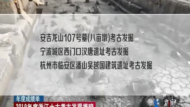 揭晓历史谜底!2019浙江考古重要发现出炉 十个考古项目成功入选