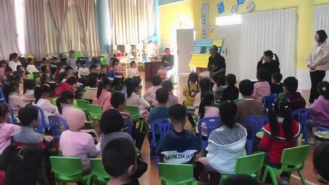 小白鸽艺术幼儿园、艺术团到高仓中心幼儿园教学