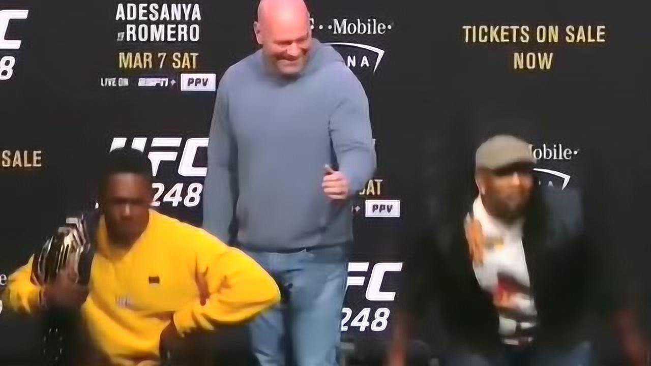 ufc黑龙阿迪萨亚本该与罗梅罗严肃对视结果却成了两人的尬舞现场