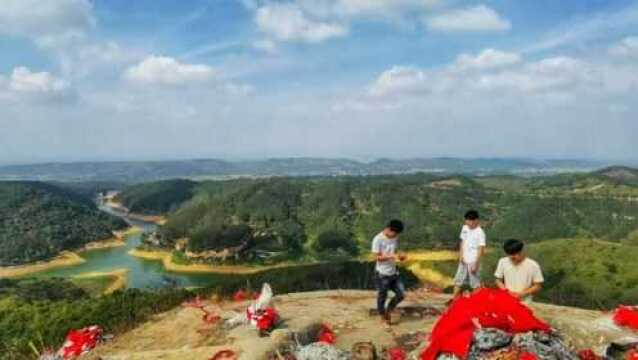 广西灵山县风水宝地,风景非常漂亮,令人流连忘返