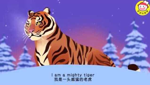 宝宝玩英语xIFAW 野生动物保护公益课 | 老虎 Tiger