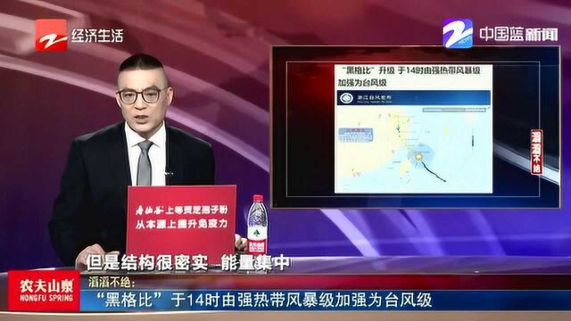 “黑格比”于14时由强热带风暴级加强为台风级