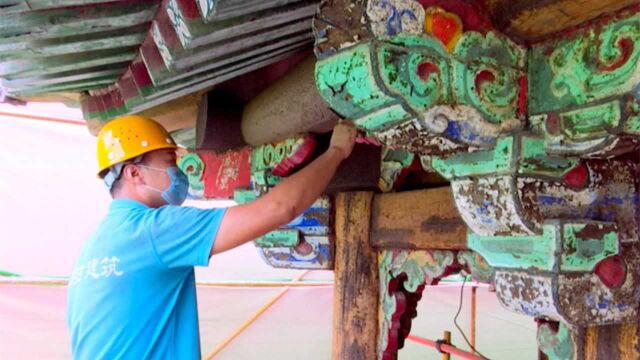 沈阳故宫油饰彩画修复工程 让古建筑旧貌换新颜