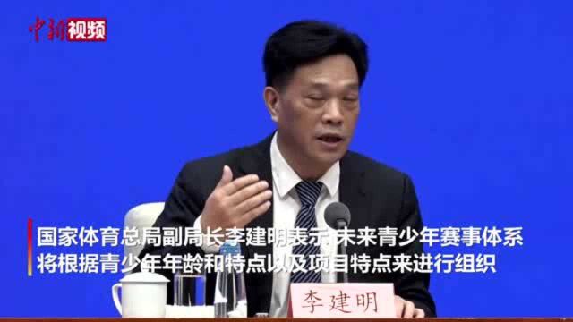 国家体育总局:青少年体育赛事竞赛体系将会动“大手术”