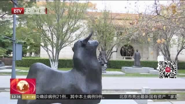 法国艺术院院士向中国美术馆捐《牛》雕塑