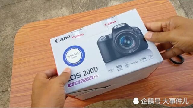 小伙开箱Canon eos 200D体验