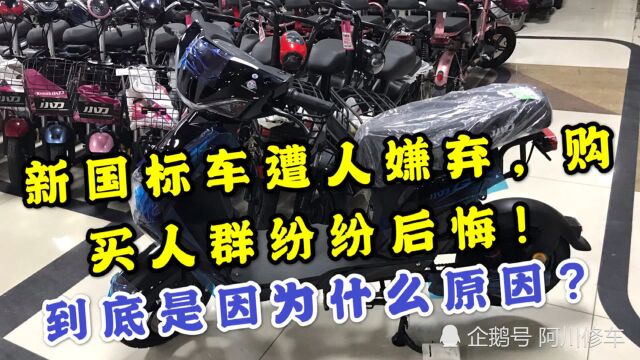 新国标电动车遭人嫌弃,购买人群纷纷后悔!到底是因为什么原因?