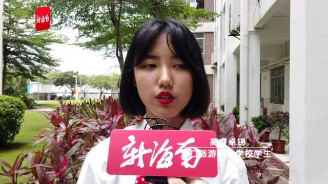 企业家走进海口旅游职业学校 与在校学生互动交流