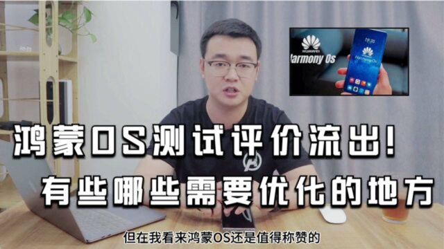 鸿蒙OS测试评价流出!好在哪里?又有些哪些需要优化的地方?