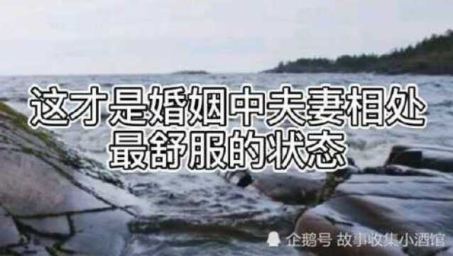 这才是夫妻之间最舒服的相处状态