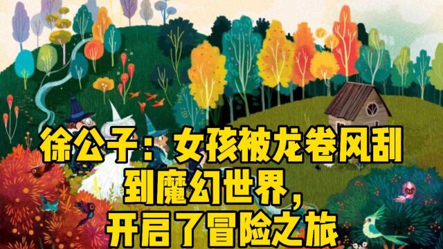 徐公子:女孩被龙卷风刮到魔幻世界,开启冒险之旅