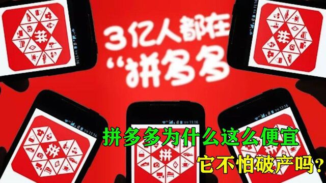 拼多多东西这么便宜,商家不怕倒闭吗 ?#知识ˆ’知识抢先知#