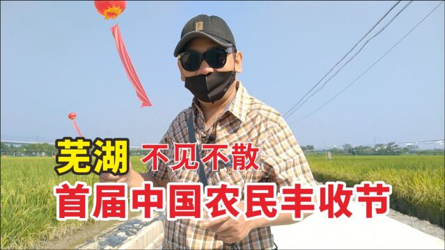 芜湖标准农田迎来首个中国农民丰收节,现场是啥样?值得一玩!