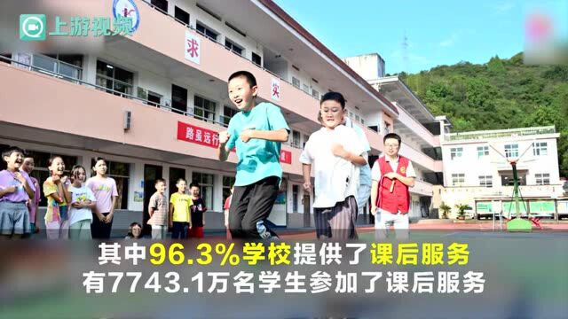 渝视频丨96.3%学校提供了课后服务