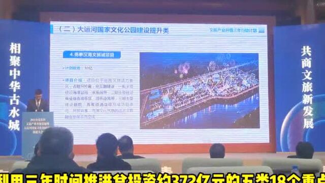 台儿庄372亿元的“雄心”:三年推进18个文旅项目