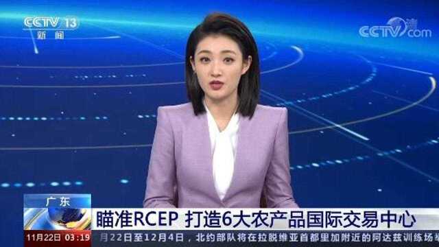 广东瞄准RCEP打造6大农产品国际交易中心 助推农产品全产业链提质增效