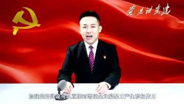 《党进讲党建》第九十八期:一起来学习非公企业党的建设,党建为企业员工树立“主心骨”