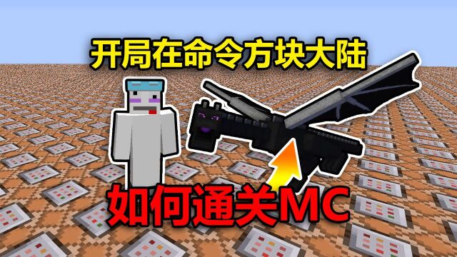 我的世界:开局在命令方块大陆,如何通关MC?