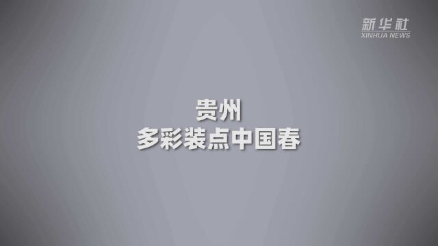 首席记者说|贵州:多彩装点中国春