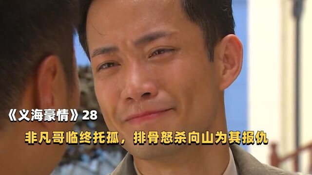 《义海豪情》28:梁非凡临终托孤,排骨怒杀向山铁也为其报仇