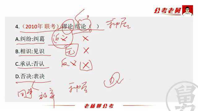 【公考类比推理真题刷题】第4天2010年真题