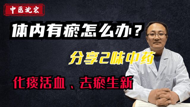 体内有瘀?医生分享两味中药,助你化痰活血、去瘀生新