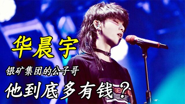 华晨宇:银矿集团的公子哥,住北京一台电视60万,他到底多有钱?