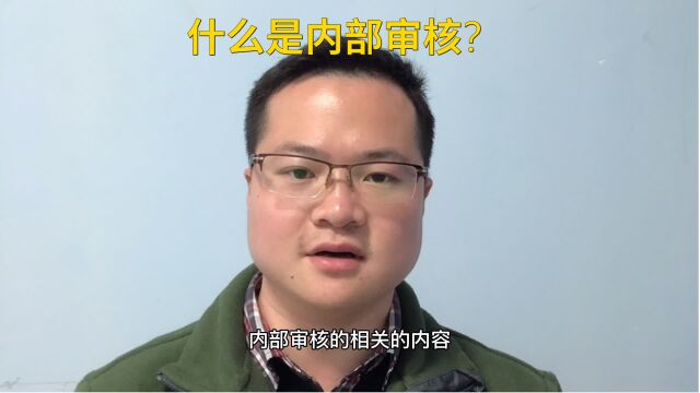 什么是内部审核?