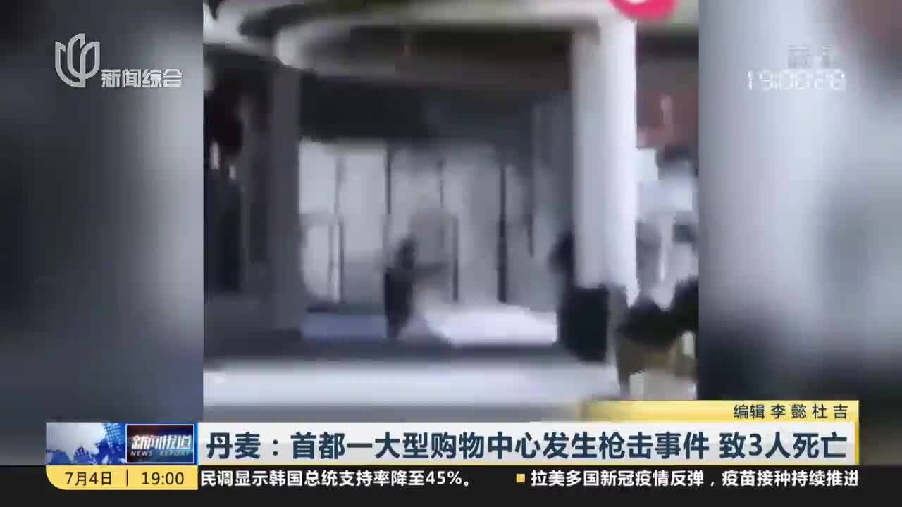 丹麦:首都一大型购物中心发生枪击事件 致3人死亡