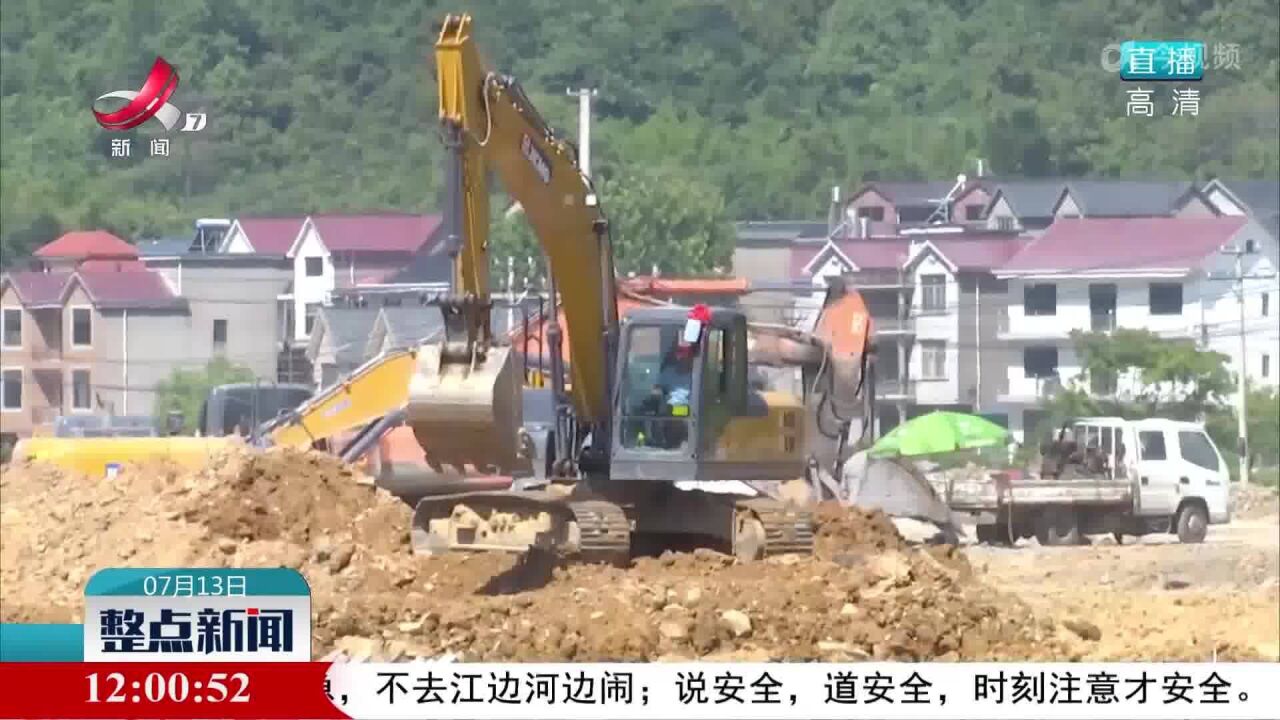 上饶:战高温抢进度 项目建设劲不松