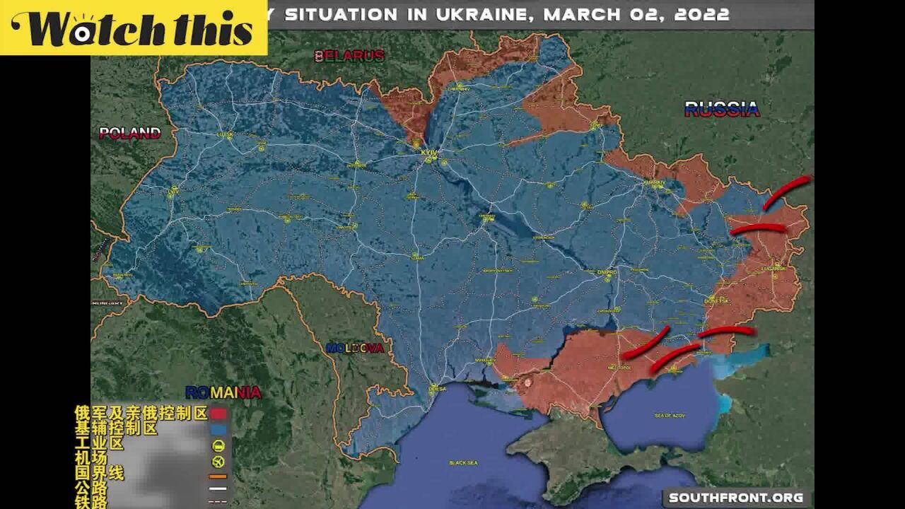 解析战局:2022年2月至7月俄乌冲突动态地图