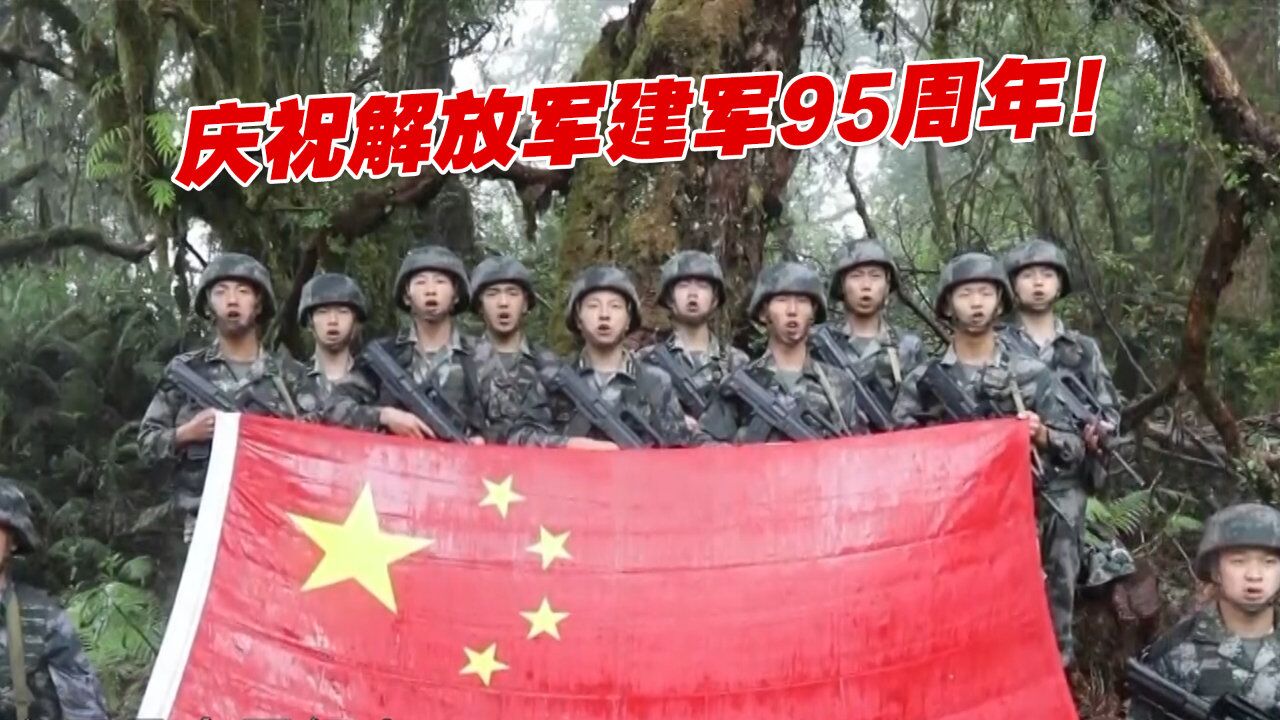 庆祝解放军建军95周年!全军部队以多种形式庆祝“八一”建军节