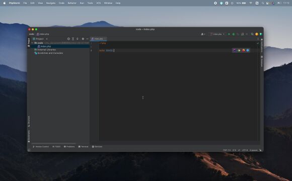 mac系统phpstorm配置php路径及版本