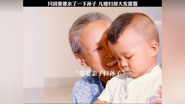 只因婆婆亲了一下孙子,儿媳妇就要大吵大闹,见不上孙子的婆婆患上了老年痴呆 #大树下的守望