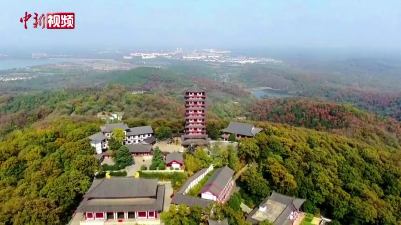 安徽肥西:初冬时节紫蓬山风景如画